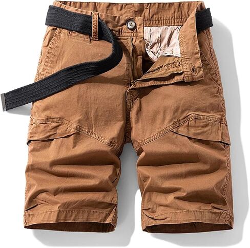 Men's Summer Multi-Color Workwear Shorts – Loose Straight Fit Casual All-Match Outdoor Pants in Saudi Arabia