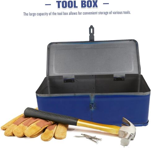 منظم تخزين الأدوات المعدنية مربع أدوات السيارات الثقيلة مع مساحة تخزين وافرة لسهولة النقل والتصميم الدائم للميكانيكا والاستخدام المنزلي in Kuwait