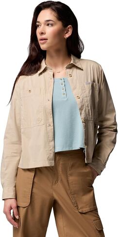 Columbia Women's Brea Falls Woven Long Sleeve in Saudi Arabia