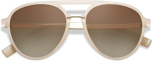 SOJOS Retro Aviator Polarized Sunglasses for Women Men Double Bridge Ladies Shades in Saudi Arabia