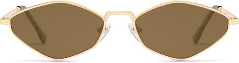 SOJOS Retro Small Polarized Sunglasses Womens Mens Vintage Narrow Irregular Shades UV400 SJ1233 in Saudi Arabia
