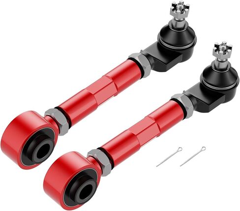 Adjustable Rear Camber Arms Kit - 2-Pack Replacement Rear Suspension Camber Control Arms for 2003-2007 Accord/2003-2008 Pilot/1999-2004 Odyssey/2004-2008 TSX (RED) in Saudi Arabia