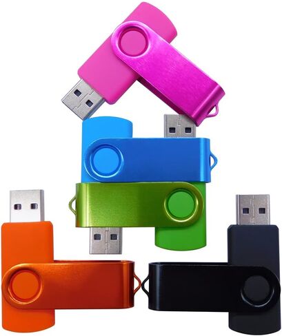 128MB Mini Capacity USB Flash Drives Thumb Drive Memory Sticks with OTG & Type-C/USB C Adaptor (Orange) in Saudi Arabia