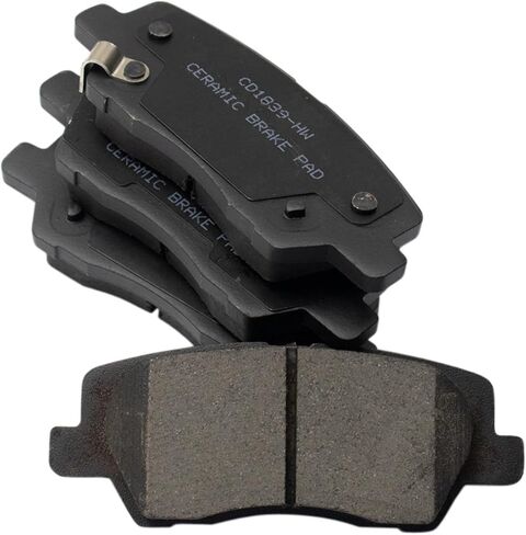 TRQ Brake Pads Ceramic Compatible with 2017-2018 Cadillac CTS in Saudi Arabia