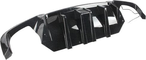 Rear Diffuser with Light Fit for BMW M5 2010-2016 5 Series F10 (M Sport Only) 528i/ 535i/ 535d/ 550i,Rear Bumper Lower Lip Splitter Exterior Accessories (Carbon Fiber Style) in Saudi Arabia