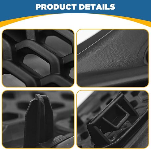 TOPUS Pair front Wheel Eyebrow Side Fender Air Conditioning Vent Outlet Cover Trim Kit for Jeep Wrangler JL & Gladiator JT 2018-2024 Replace OE#68297664AE 68297665AE, Black, Left & Right Side in Kuwait