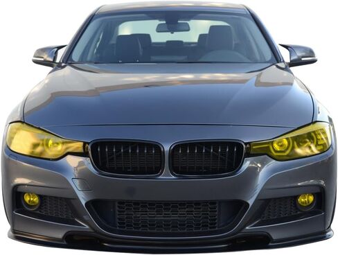الشفة الأمامية المصد الأمامية متوافقة مع 2012-2018 BMW F30 3-Series ، VR Style Pu Black Front Lip Spoiliter by Ikon Motorsports ، 2013 2014 2015 in Saudi Arabia