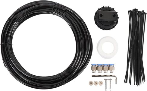Differential Breather Kit Universal High Flow Ventilation System Prevent Pressure Buildup for Off Road Vehicles Mountain Trails Muddy Adventures Polyethylene 37pcs in Saudi Arabia