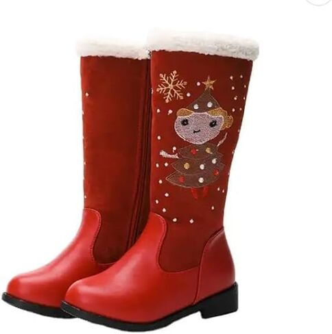 Winter Princess Boots for Girls | Dids snow boots | Calf-High, Comfortable, Themed, Zipper in Saudi Arabia