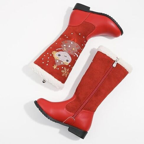 Winter Princess Boots for Girls | Dids snow boots | Calf-High, Comfortable, Themed, Zipper in Saudi Arabia