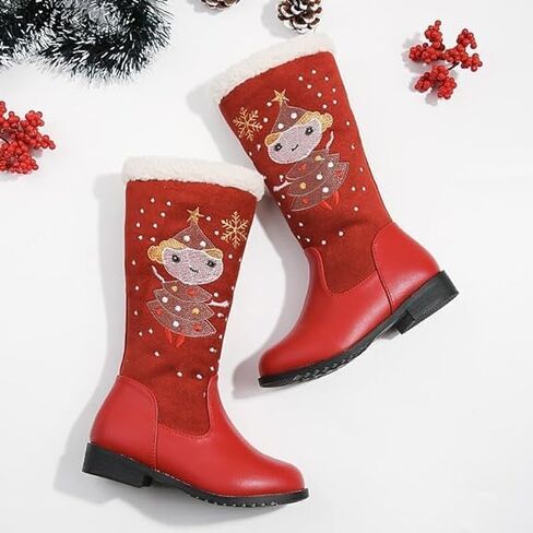 Winter Princess Boots for Girls | Dids snow boots | Calf-High, Comfortable, Themed, Zipper in Saudi Arabia