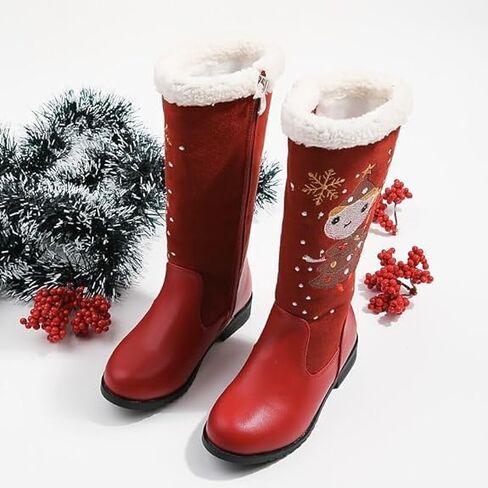 Winter Princess Boots for Girls | Dids snow boots | Calf-High, Comfortable, Themed, Zipper in Saudi Arabia