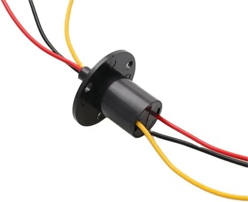 1PCS Large Current 15A Wind Power Slip Ring 2/3/4CH Channels Wires Dia. 22mm Conductive Flange Slipring for RC Model Accessories(Dia 22mm 4CH 15A) in Saudi Arabia