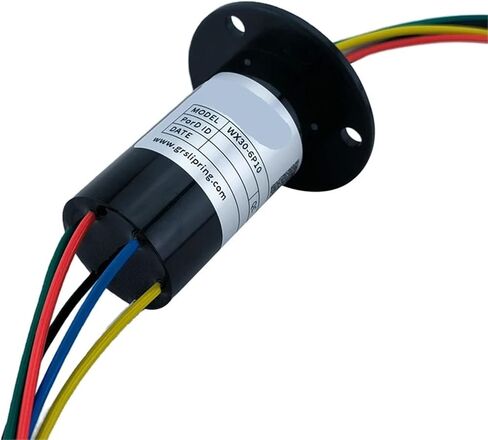 OD 30mm 6-way 10A electric slip ring small size 10A current rotating conductive slip ring 6-way collector ring in Saudi Arabia