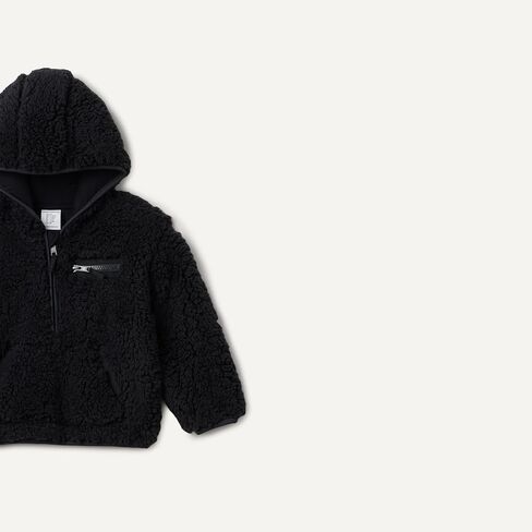 Amazon Essentials Boys and Toddlers' Half Zip Sherpa Hoodie Sweatshirt in Saudi Arabia