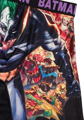 ملخصات Batman Mens Boxer - 1/2/3 Pack Joker Mens Instremable Soft No Fly Boxers للرجال (S -XL) in Saudi Arabia