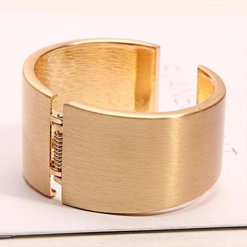 هاري اند هنري سوار ذهبي للنساء، سوار حلقي هندي، اساور عريضة مخددة للذراع والمعصم، سوار ملتف مكتنز، مجوهرات هدايا للبنات in Kuwait