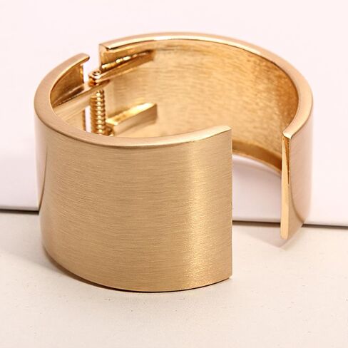 هاري اند هنري سوار ذهبي للنساء، سوار حلقي هندي، اساور عريضة مخددة للذراع والمعصم، سوار ملتف مكتنز، مجوهرات هدايا للبنات in Kuwait