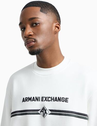 Armani Exchange Mens Line Sweatshirt in Kuwait