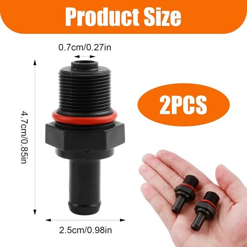 2 Pack 26740-2G000 045-0404 PCV Exhaust Control Valve, Positive Crankcase Ventilation Valve Compatible with G70 1.6L 1.8L 2.0L 2.4L 3.3L (PCV490) in Saudi Arabia