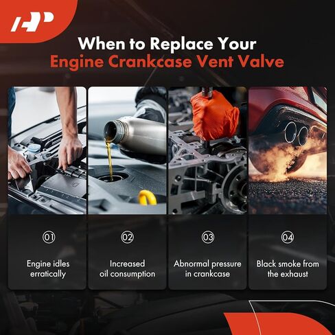A-Premium Crankcase Breather Valve Replacement for Citroën Berlingo 2008-2020 C-Elysee Ford B-Max C-Max Fiesta, 1.0L 1.2L 1.3L 2.2L in Saudi Arabia