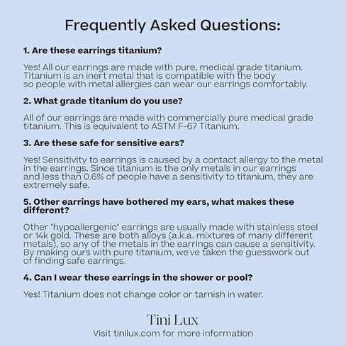 | Hypoallergenic Earrings | Mini Celeste Stud Earrings | Gold | Titanium Stud Earrings for Women | Gold Earrings Studs, Sensitive Ears, Trendy Womens Earring Set in Saudi Arabia