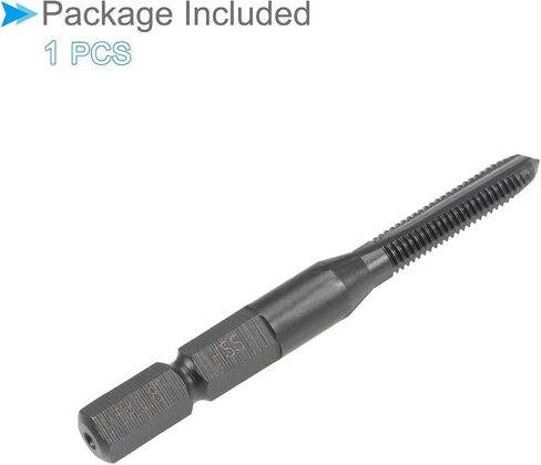 CoCud Thread Milling Taps, M3 x 0.5 Metric Thread 1/4" Hex Shank, High Speed Steel Machine Straight Flutes Screw Threading - (Applications: for Tapping Drilling Machine) in Saudi Arabia