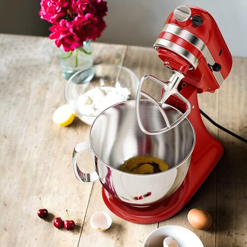 مرفق خفاقة من الفولاذ المقاوم للصدأ لخلاط حامل كيتشن إيد، مخفقة 6 أسلاك لخلاط حامل برأس مائل 4.5-5 كوارت، للبيض والكريم والكعك والمعكرونة، وملحقات خلاطات مساعدات المطبخ من إنومون in Kuwait