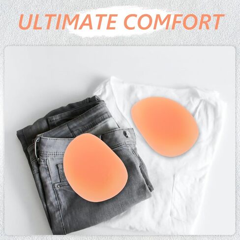 Didiseaon 2 Pcs Butt Enhancer Silicone Hip Pads - No Show Underwear for Women - Comfortable Lift Inserts for Natural Curves - Ideal for Everyday Wear & Special Occasions in Saudi Arabia