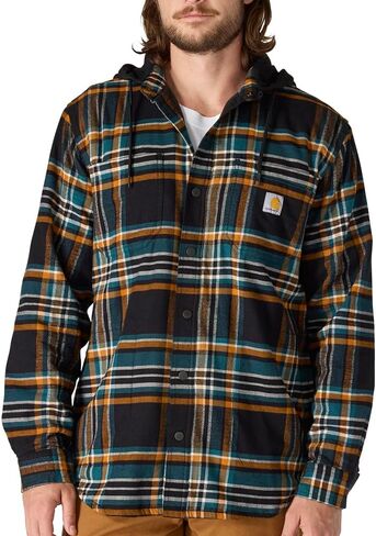 Carhartt للرجال المرن الوعرة راحة فانيلا فانيس الصوف مبطن القميص جاك جاك in Saudi Arabia