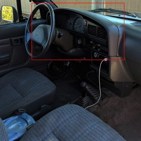 G-PLUS Top Dash Pad Trim Bezel Blue Compatible with Toyota Pickup Truck T3000 1989 1990 1991 1992 1993 1994 1995 in Saudi Arabia