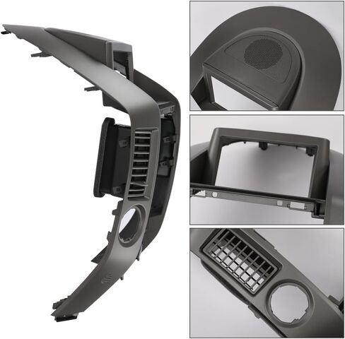 G-PLUS Center Dash AC Bezel with Speaker Bezel, Compatible with Nissan Titan SE LE 2004-2006/Fit Nissan Armada SE LE 2005-2006,Gray Center Dash Radio Ac Bezel in Saudi Arabia