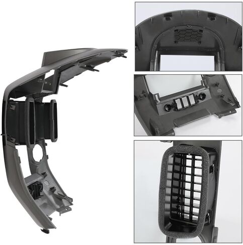 G-PLUS Center Dash AC Bezel with Speaker Bezel, Compatible with Nissan Titan SE LE 2004-2006/Fit Nissan Armada SE LE 2005-2006,Gray Center Dash Radio Ac Bezel in Saudi Arabia