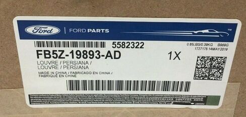 Ford 2016-2019 Explorer OEM Ebony Colored Center Dash Dual Air Vent FB5Z-19893-AD in Saudi Arabia