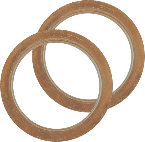 Caltric 2 Muffler Pipe Gaskets Compatible with Yamaha Grizzly 600 Yfm600F 4X4 1998-2001 in Saudi Arabia
