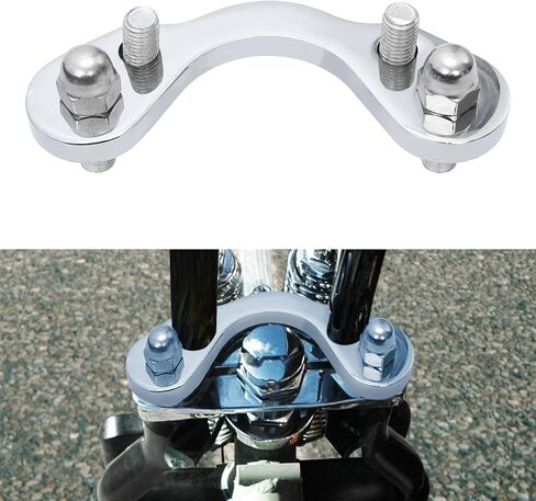 TCT-MOTORPARTS Springer Handlebar Tree Adapter Clamp Converter 3.5"~4.75" Riser Fits for Harley DNA Chopper in Saudi Arabia