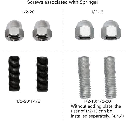 TCT-MOTORPARTS Springer Handlebar Tree Adapter Clamp Converter 3.5"~4.75" Riser Fits for Harley DNA Chopper in Saudi Arabia