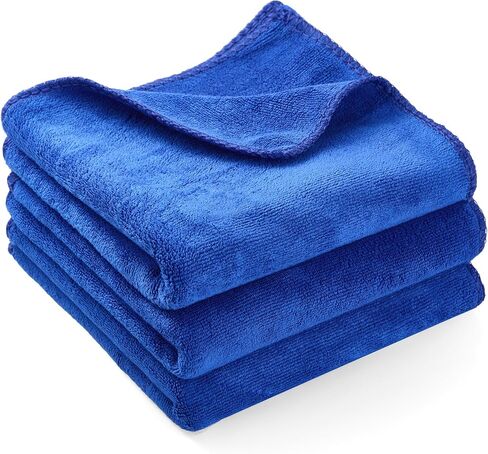 3 Pack Microfiber Towels for Cars Cleaning Rags Towels 12x24 Inch Streak Free, Lint Free, Scratch Safe Cloths for Car Home Cleaning in Saudi Arabia