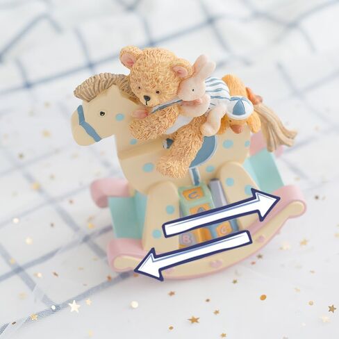 أحب لك هدية ملفوفة بالموسيقى مربع حصان Rockling Bear Rabbit Musical Tpism Dustening دش دخن للبنين والبنات أطفال حفيدات حفيدات الابنة النساء in Kuwait