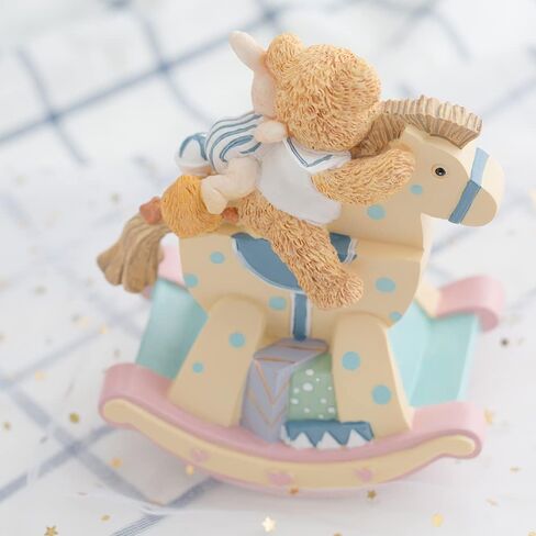 أحب لك هدية ملفوفة بالموسيقى مربع حصان Rockling Bear Rabbit Musical Tpism Dustening دش دخن للبنين والبنات أطفال حفيدات حفيدات الابنة النساء in Kuwait