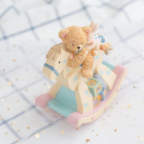 أحب لك هدية ملفوفة بالموسيقى مربع حصان Rockling Bear Rabbit Musical Tpism Dustening دش دخن للبنين والبنات أطفال حفيدات حفيدات الابنة النساء in Kuwait