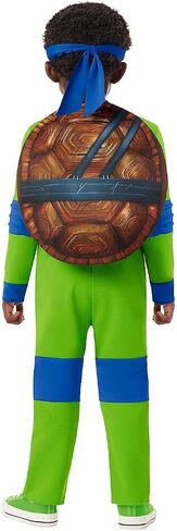 Spirit Halloween TMNT Mutant Mayhem Toddler Leonardo Jumpsuit Costume in Saudi Arabia