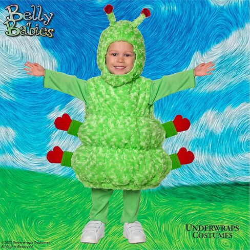 Underwraps Caterpillar Baby Costume - Caterpillar Belly Baby Halloween Assume in Saudi Arabia