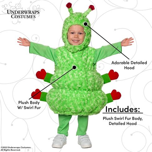 Underwraps Caterpillar Baby Costume - Caterpillar Belly Baby Halloween Assume in Saudi Arabia