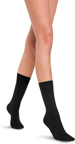 Wolford Women Women Luxury Cotton Rib Socks متماسكة الجوارب القابلة للتنفس in Kuwait