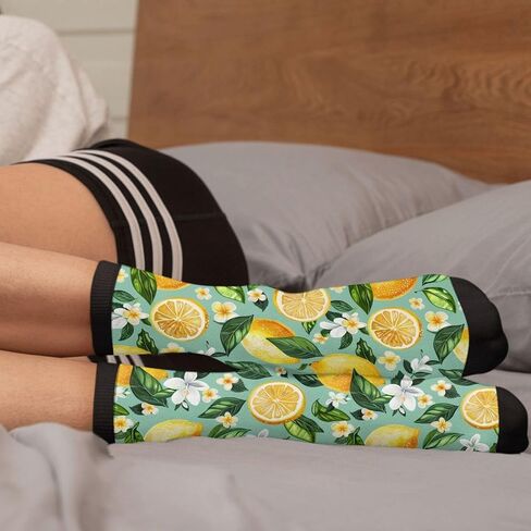 Novelty Socks Casual Crew Mid Calf Dress Socks For Women Men in Kuwait