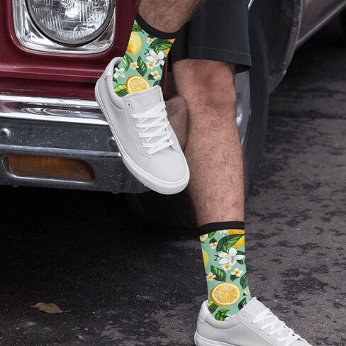 Novelty Socks Casual Crew Mid Calf Dress Socks For Women Men in Kuwait