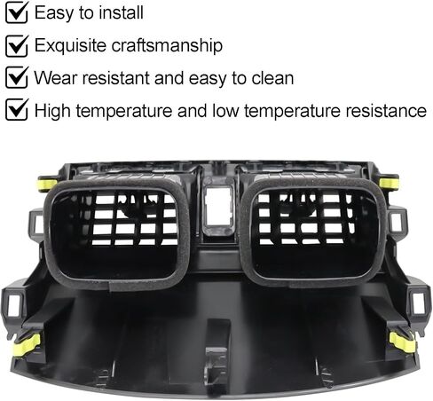 Center Dash A/C Outlet Air Vent Panel And Upper Dashboard Cover Strips Trim Left & Right Fit for Toyota Vehicle 2008-2013 Corolla Replace 55670-02160 55663-02060 55436-02150 in Saudi Arabia