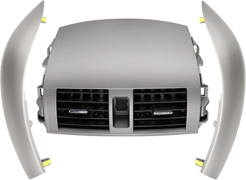Center Dash A/C Outlet Air Vent Panel And Upper Dashboard Cover Strips Trim Left & Right Fit for Toyota Vehicle 2008-2013 Corolla Replace 55670-02160 55663-02060 55436-02150 in Saudi Arabia