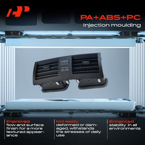 لوحة تهوية الهواء A-Premium A/C متوافقة مع Toyota Camry 2007-2013 ، الجانب الأمامي ، الأسود in Saudi Arabia